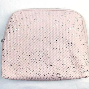 Ulta Beauty Large Pink Silver Beauty Makeup Bag